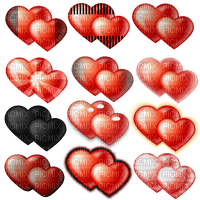 Background. Valentine's Day. Love. Hearts. Leila - gratis png
