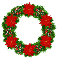 x mas wreath - png gratuito