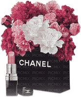 soave deco fashion bag flowers rose chanel pink - gratis png