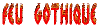Feu gothique,text,gif,red, Pelageya - Darmowy animowany GIF