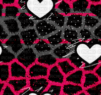 emo heart bg - Darmowy animowany GIF