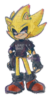 Emo Super Sonic - Free PNG