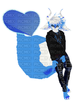 Blue Heart Boi - ücretsiz png