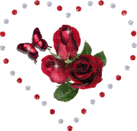 rosas - GIF animado grátis