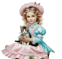 loly33 enfant  chat printemps - бесплатно png