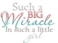 kikkapink miracle girl text quote - безплатен png