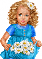 Child daisy floweRs enfant marguerite fleur - png grátis