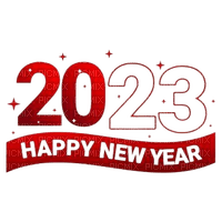 happy new year 2023 - PNG gratuit