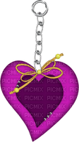 Kaz_Creations Hanging Heart Love Dangly Things Colours Deco - darmowe png