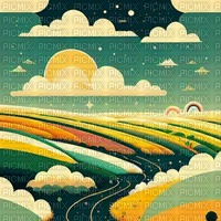 Rainbow Fields - фрее пнг