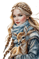 Woman winter fantasy - Free PNG