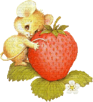fraises - GIF animasi gratis