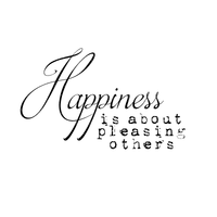 kikkapink happiness black text quote - gratis png
