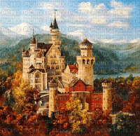 Rena Schloss Neuschwanstein Hintergrund - 免费PNG