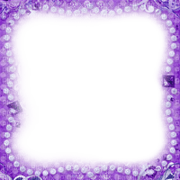 Purple Pearl Frame - By KittyKatLuv65 - kostenlos png