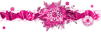 Winter.Cluster.Border.Pink - Free PNG