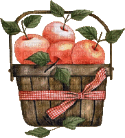 Apfelkorb - Nemokamas animacinis gif
