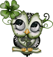 St. Patrick owl by nataliplus - 無料png