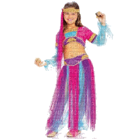 Kaz_Creations Child Girl  Costume - Gratis geanimeerde GIF