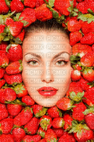 woman in strawberry by nataliplus - PNG gratuit