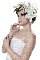 woman face in white - kostenlos png