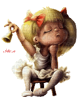 girl mädchen fille child kind enfant bebe person people person gif anime animated animation tube fun - Free animated GIF
