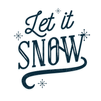 Let it snow - png gratis