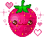 fraise - GIF animado gratis