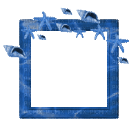 Small Blue Frame - GIF animate gratis