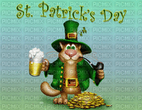 Saint Patrick - GIF animado grátis