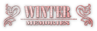 soave text winter memories deco pink - δωρεάν png