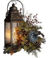 lantern, flowers autumn, light - ücretsiz png