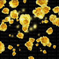 animated yellow roses - Free animated GIF