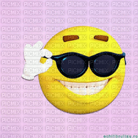 Sunglasses emoji - Animovaný GIF zadarmo