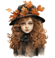 girl, kind, child, herbst, autumn, automne - gratis png