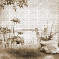 Y.A.M._Summer Fantasy tales background sepia - Free animated GIF