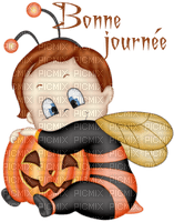 Bonne journée Halloween-Bee - безплатен png