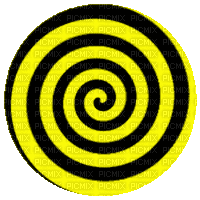 Yellow spiral ❣heavenlyanimegirl13❣ - Nemokamas animacinis gif