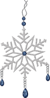 Kaz_Creations Deco Snowflake Dangly Things Colours - PNG gratuit