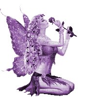 Y.A.M._Fantasy fairy purple - Animovaný GIF zadarmo