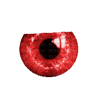 Half Eyes, Red, Gif, Animation - JitterBugGirl