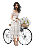 Kaz_Creations Woman-Femme-Bicycle-Bike - zadarmo png