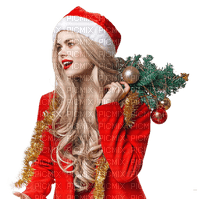 Christmas.Noël.Femme.Girl.Victoriabea - 免费PNG