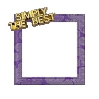 Small Purple Frame - GIF animado grátis