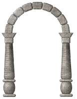 dolceluna gothic arch stone deco - gratis png