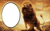 frame-lion 400x250 - zdarma png