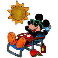 Mickey recline - png gratuito