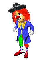 klaun - GIF animado gratis