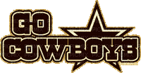 Go Cowboys.Text.gif.Western.Victoriabea - 無料のアニメーション GIF