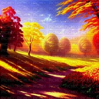 kikkapink autumn background - gratis png
